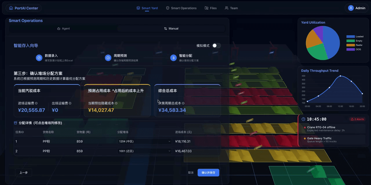 内河港口：AI 堆场管理中台 3